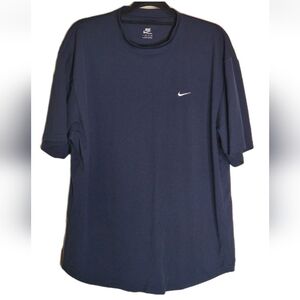 Nike Sportswear Mens Fitted Dri Fit Training T-Shirt Navy Blue Size XL